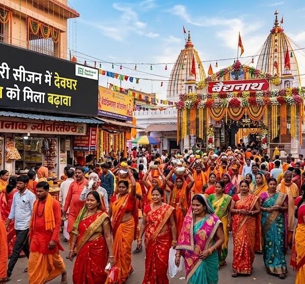त्योहारी सीजन में देवघर पर्यटन को मिला बढ़ावा